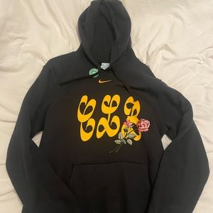 Nike Certified Lover Boy CLB Drake hoodie black. Stock X Authenticated. Large.